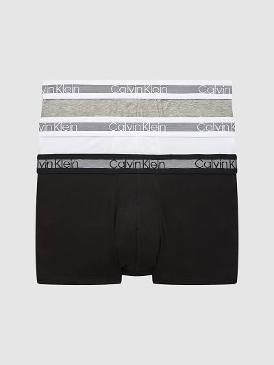 Calvin Klein Underwear HU489883 | Calvin Klein Cooling Férfi Alsónadrág Szürke / Fekete / Fehér